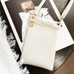 Litchi Pattern Shoulder Bag for Girls