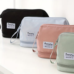 Minimalist Zipper Storage Bag Makeup Organizer Lightweight Cosmetic Bag