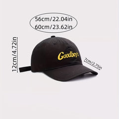 Goodboy's Letters Embroidered Baseball Cap For Men Women
