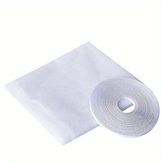 DIY Window Screen Netting Mesh Curtain 130X150cm, Hook & Tape, Multiple Windows