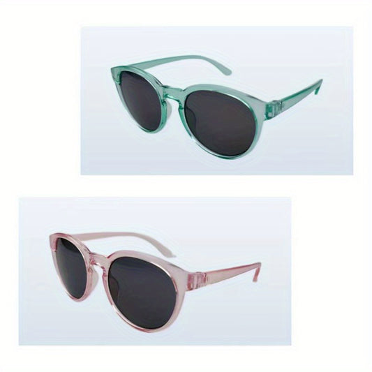 2 pairs Children's UV Protection Sunglasses with Zipper Box