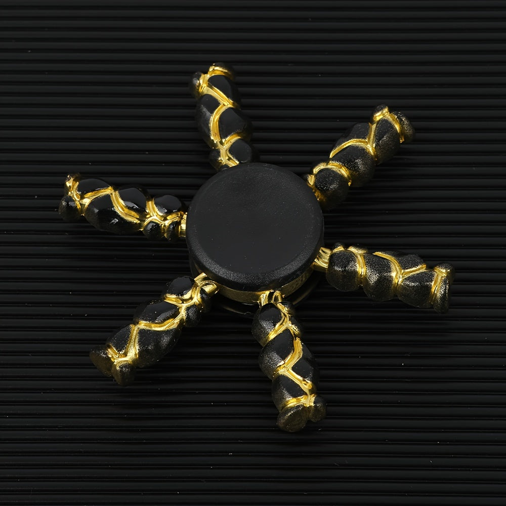 Mini Colorful Fidget Spinner Metallic Spin Ideal for Focus