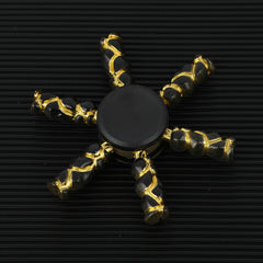 Mini Colorful Fidget Spinner Metallic Spin Ideal for Focus