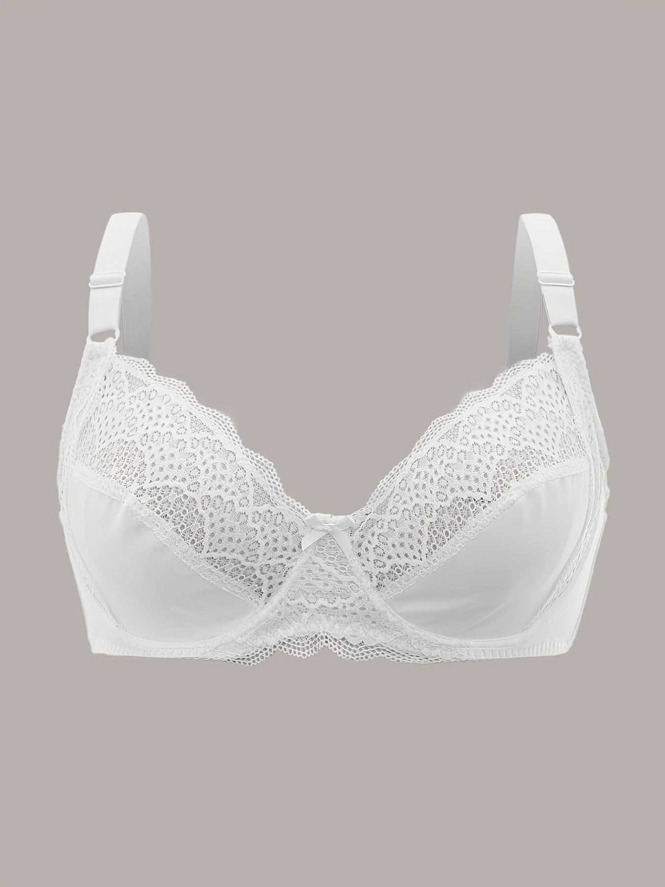 Lace Push Up Solid Bra Women's Sexy Medium