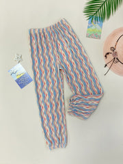 Girls Casual Elastic Waist Anti-mosquito Pants Kids Outwear Pants