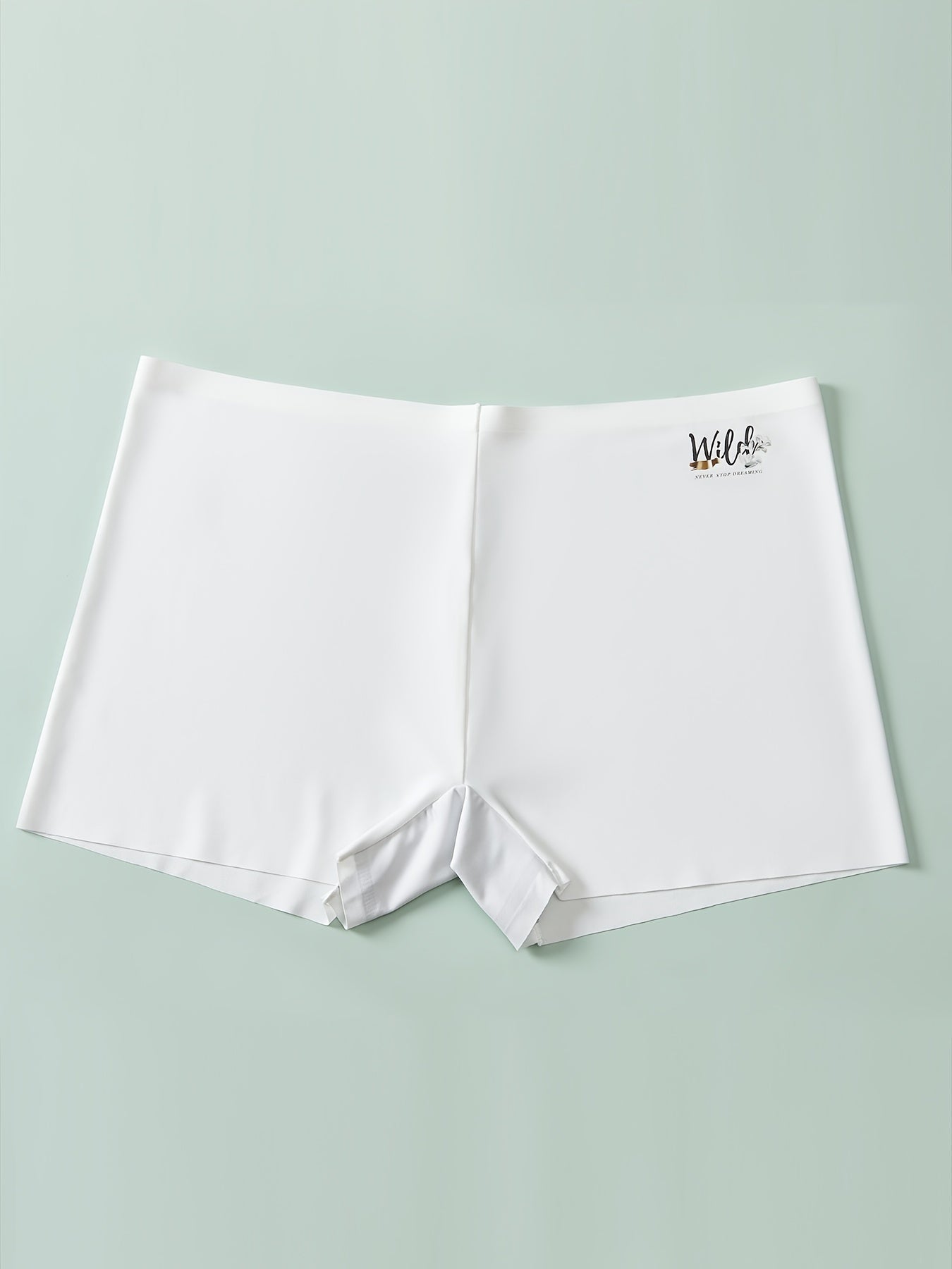 4 Pack Plus Size Seamless High Rise Panties Women's Plus Medium Stretch