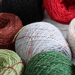 Colorful Dots Icelandic Crochet Knitting Material