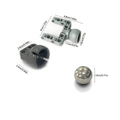 4pcs Drive Steering Accessories Kit 92910 92911 Universal Joints ABS Material