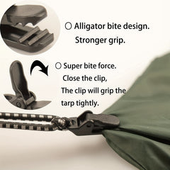 6pcs 12pcs Tent Clips for Secure Camping