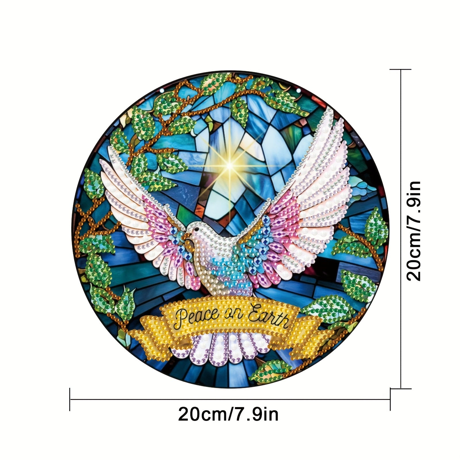 Pigeon Pattern Diamond Painting Kit DIY 5D Pendant Home Wall Decor