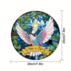 Pigeon Pattern Diamond Painting Kit DIY 5D Pendant Home Wall Decor