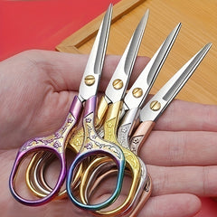 Plum Vintage Stainless Steel Household Scissors