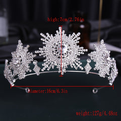 Crystal Rhinestone Bridal Crown Wedding Tiara