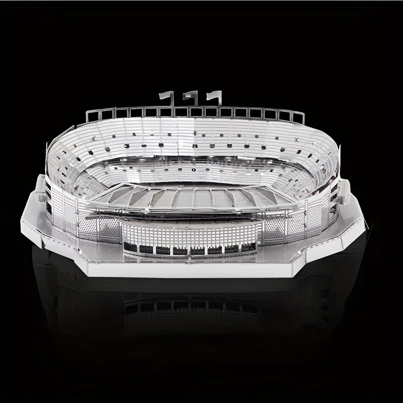 3D Metal Football Field Puzzle DIY Assembly Model