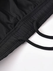 Men's Quick Drying Stretch Drawstring Shorts with Zipper Pocket