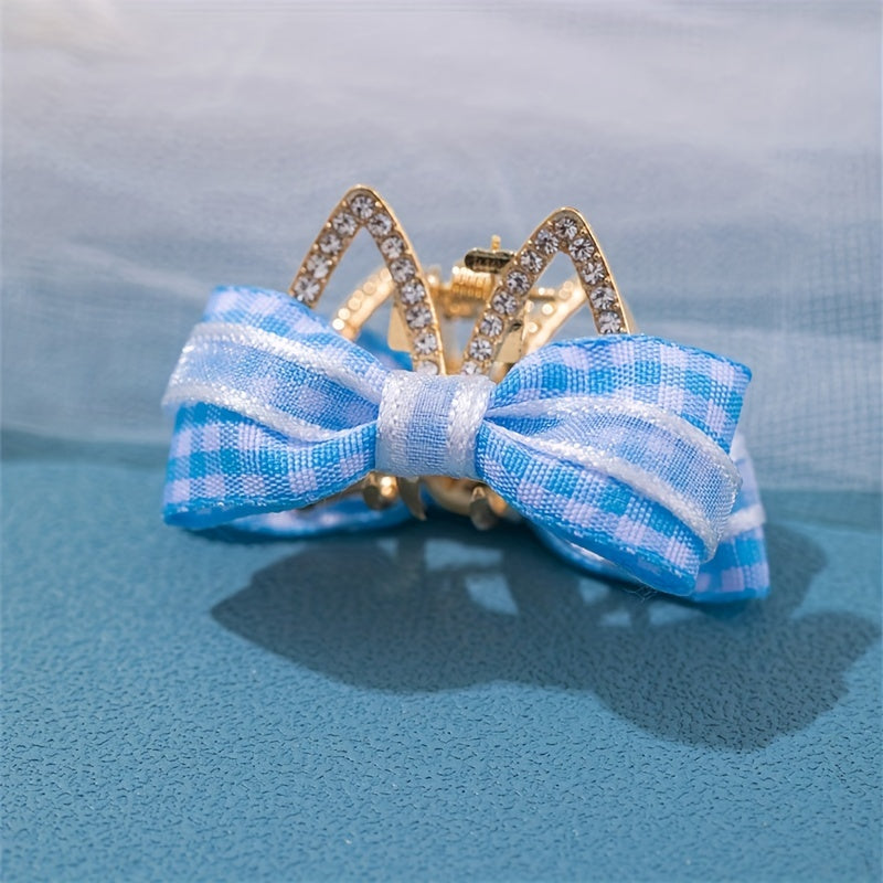 Kids Butterfly Bow Cat Ear Crown Hair Clip Rhinestone Princess Hairpin