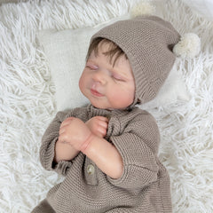 Adorable 19" Reborn Doll with Realistic Hair & Hand Painted Details