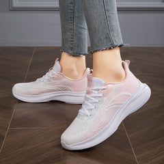 Women's Ombre Athletic Running Shoes Mesh Sneakers