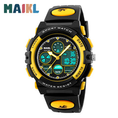 Boys Casual Digital Waterproof Sport Watch Alarm Calendar Birthday Gift
