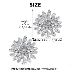 Metal Rhinestones Faux Pearl Alloy Shoe Clips Wedding Party Jewelry Charms