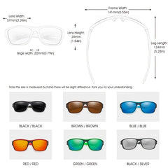 Men's Polarizing Sports Sunglasses XY336 Colorful Series Cycling Glasses
