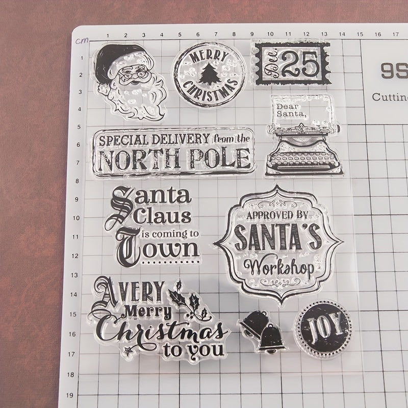 1pc Transparent Seal DIY Handbook Clip Book Stamp For Card Making Decoration