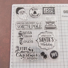 1pc Transparent Seal DIY Handbook Clip Book Stamp For Card Making Decoration