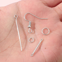 220Pcs Earring Accessories Set for DIY Jewelry Making and Repairing