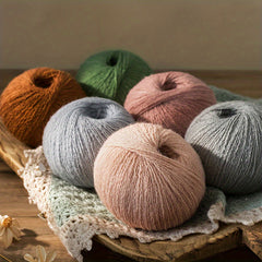 2pcs Fine Wool Thread For Crocheting Knitting T shirts Shawls Scarves
