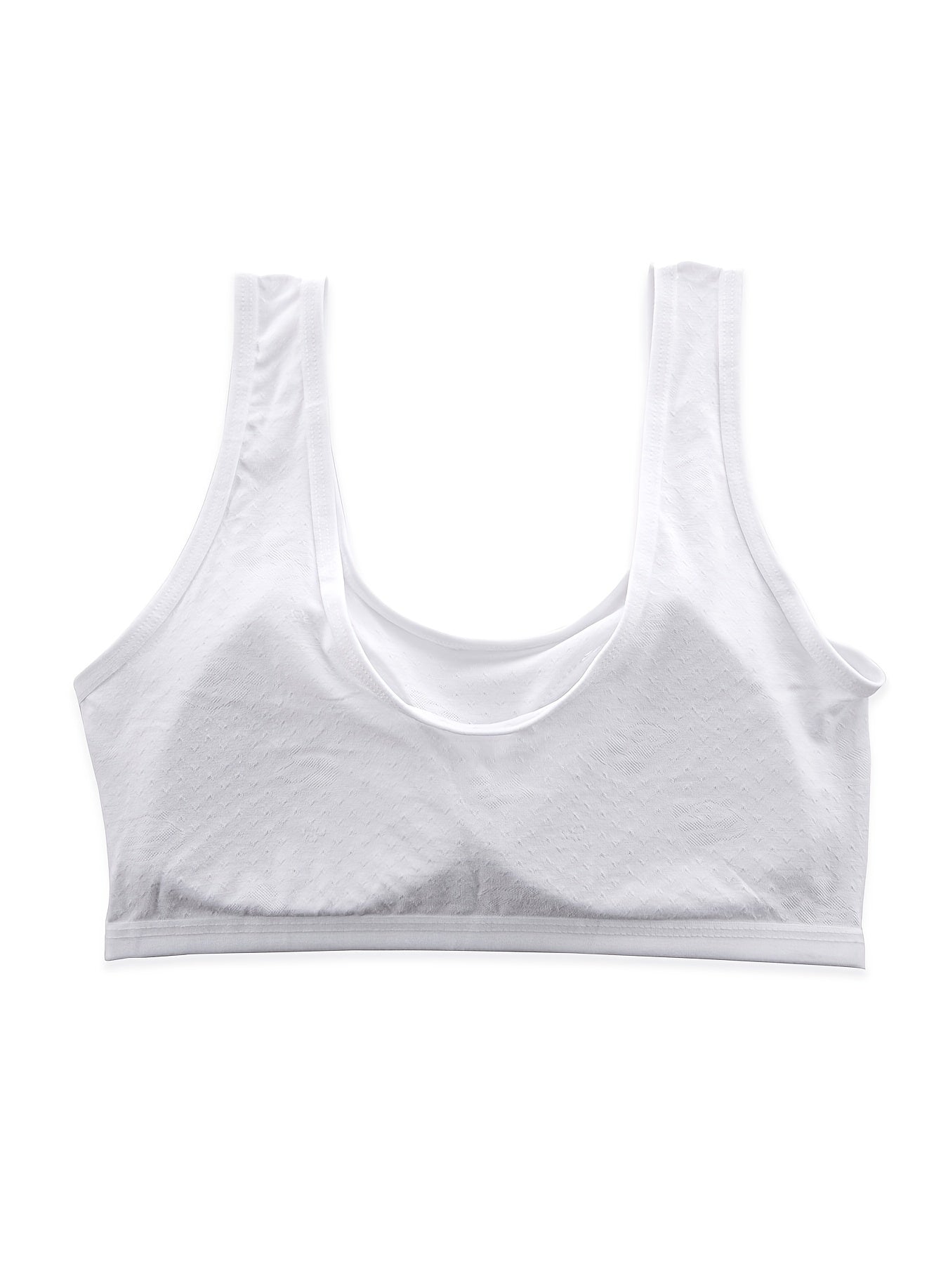 3pcs Girls Bow Bras Stretch Cotton Soft Bralette Underwear