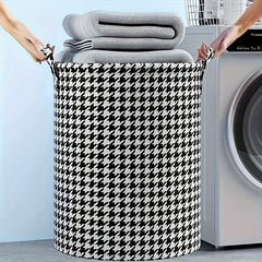2pcs Folding Laundry Storage Basket Hamper Box Bathroom Organizer