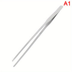 Stainless Steel Fish Tank Tweezers Water Grass Clip