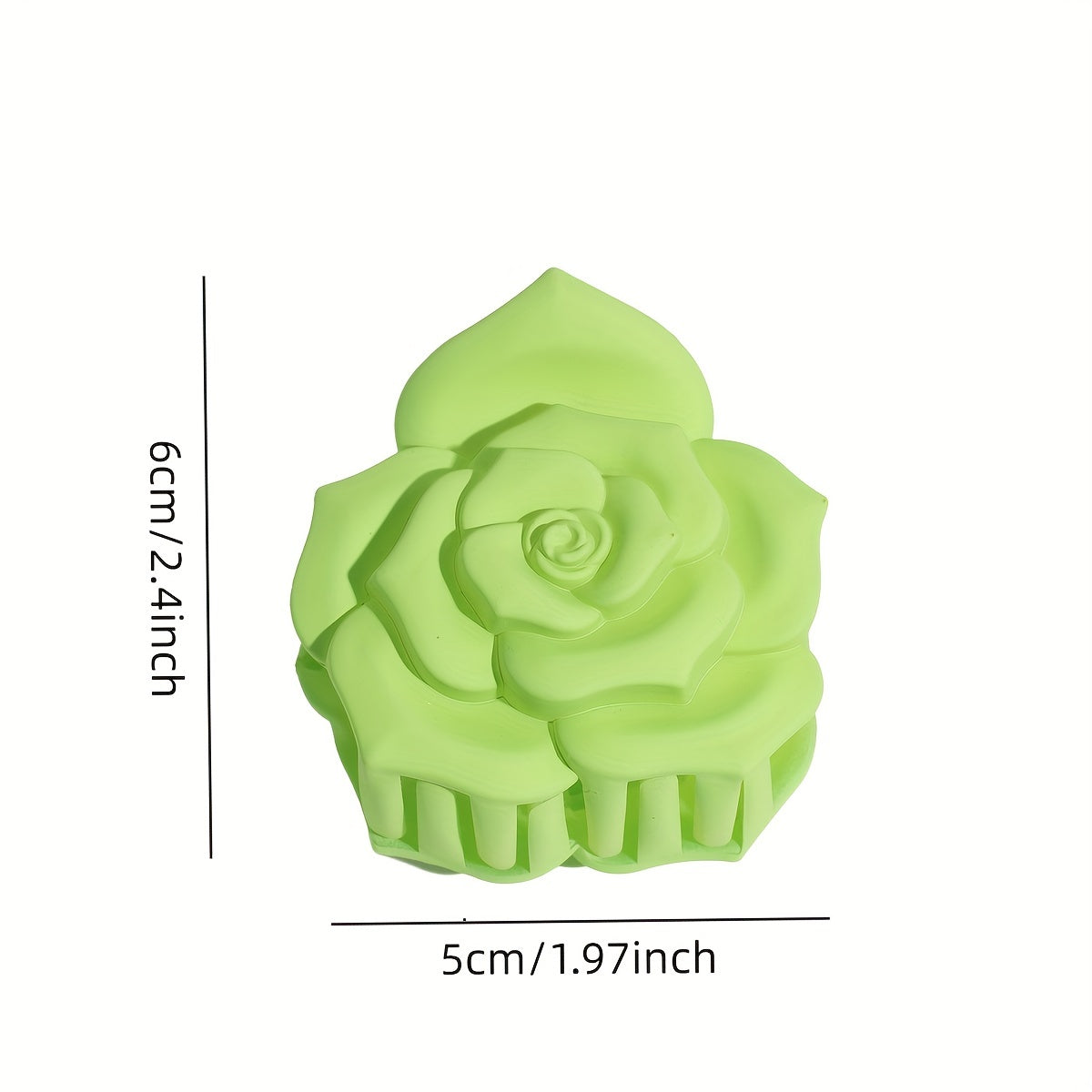 Rose Frosted Hair Claw Flower Shark Claw Hair Accessories