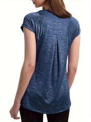 Quick Dry Sports T-shirt Round Neck Running Top