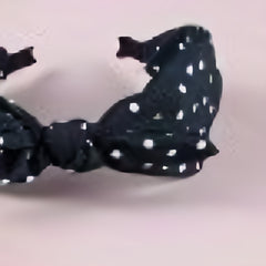 Dots Knotted Hair Pin Print Bow Hair Band Hair Accessories For Girls Women