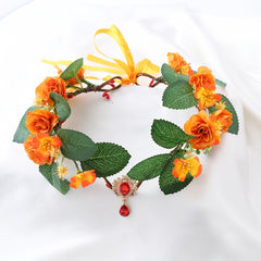 Children's Rose Wreath Hair Accessory for Fairy Girl