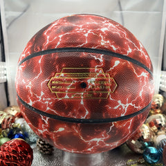High Elastic TPU Non-slip Basketball Red Flame Series