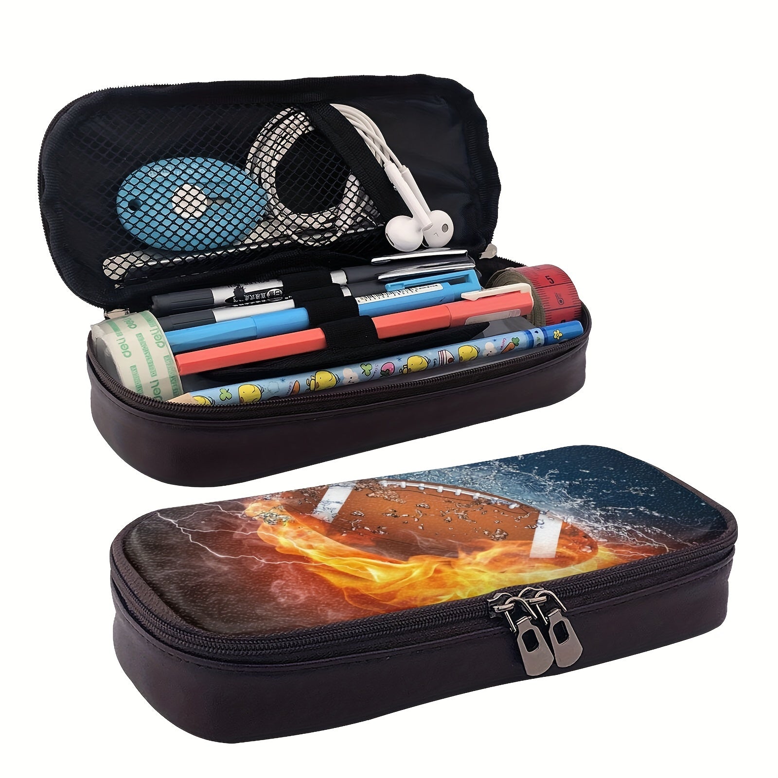 Horizontal Style Stationery Pencil Bag Large Capacity Pencil Storage Box