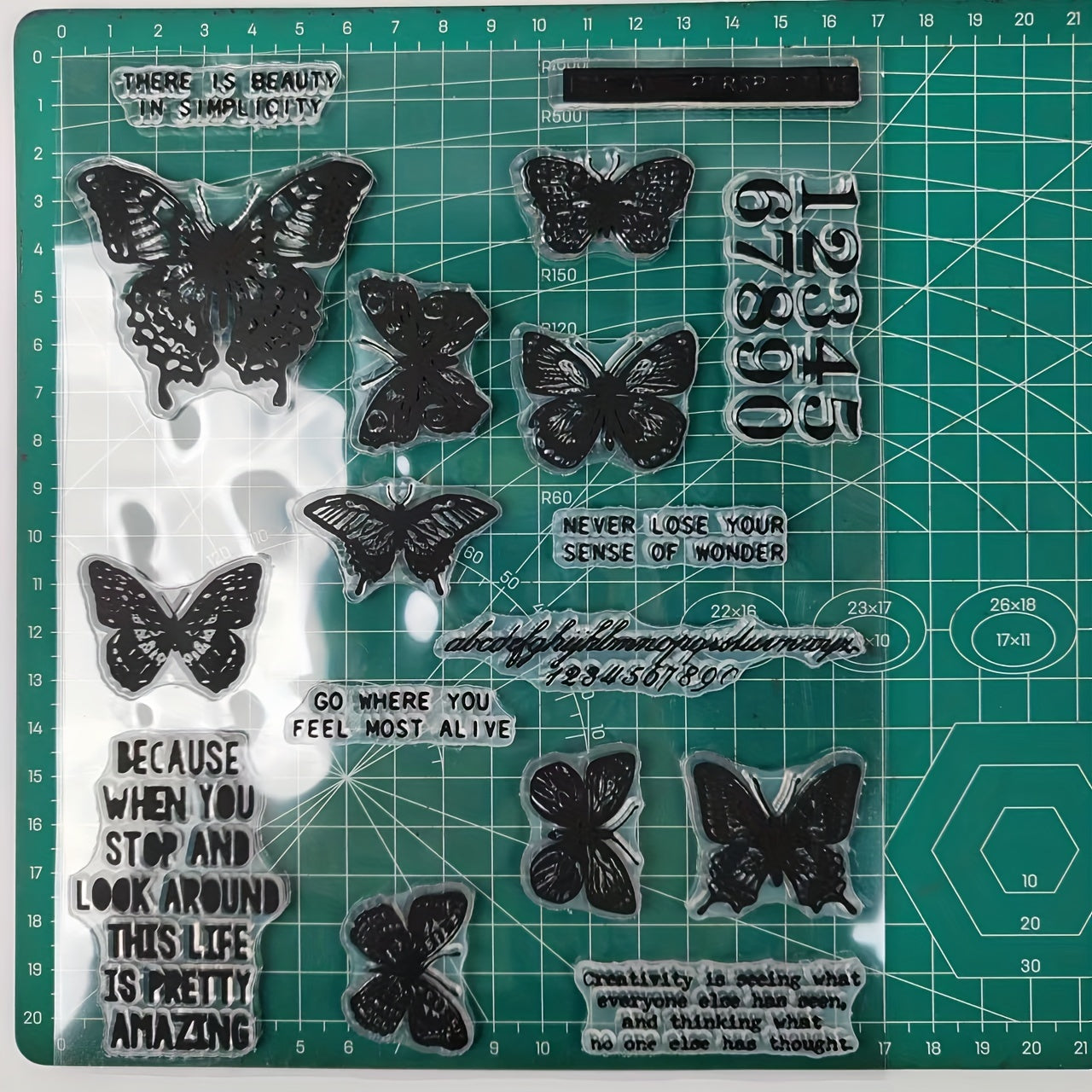 Butterfly Clear Stamps Scrapbooking DIY Greeting Card Embossing
