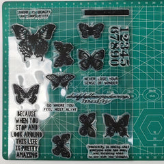 Butterfly Clear Stamps Scrapbooking DIY Greeting Card Embossing