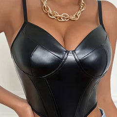 Sexy Corset Bustier Deep V Backless Cami Tank Top