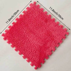 Soft Velvet Foam Floor Mat for Baby's Bedroom - Cozy & Safe