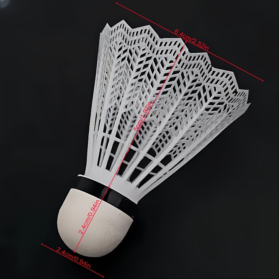 3pcs Nylon Badminton Shuttlecocks for Training - Durable Windproof Replacement