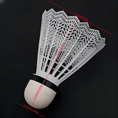 12pcs Plastic Badminton Shuttlecocks for Training and Entertainment