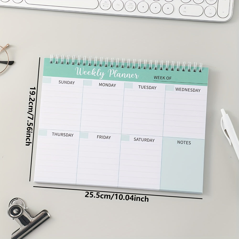 Weekly Planning Notepad To Do Planner With Notes Daily Schedules