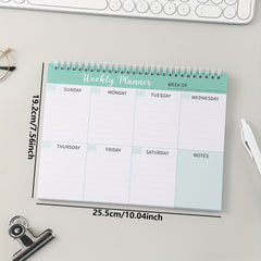 Weekly Planning Notepad To Do Planner With Notes Daily Schedules