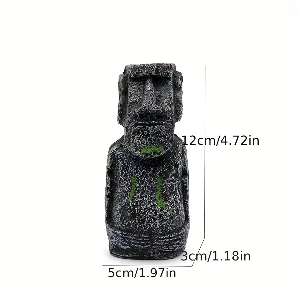 Aquarium Easter Island Pharaoh's Adornment Fish Tank Decoration
