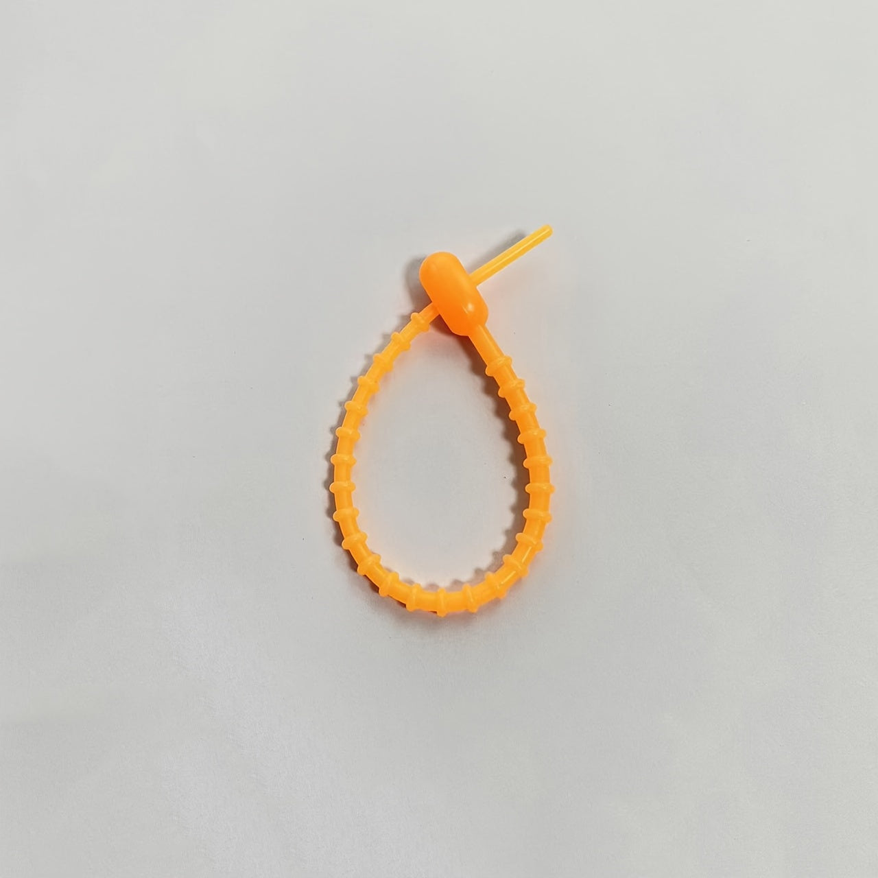 10pcs Silicon Cable Ties Reusable Candy Cable Organizer Silicone Keychain
