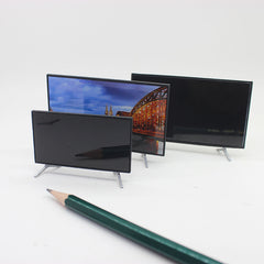 1:12 Scale Plastic TV for Dollhouse Renovations - No Power Needed