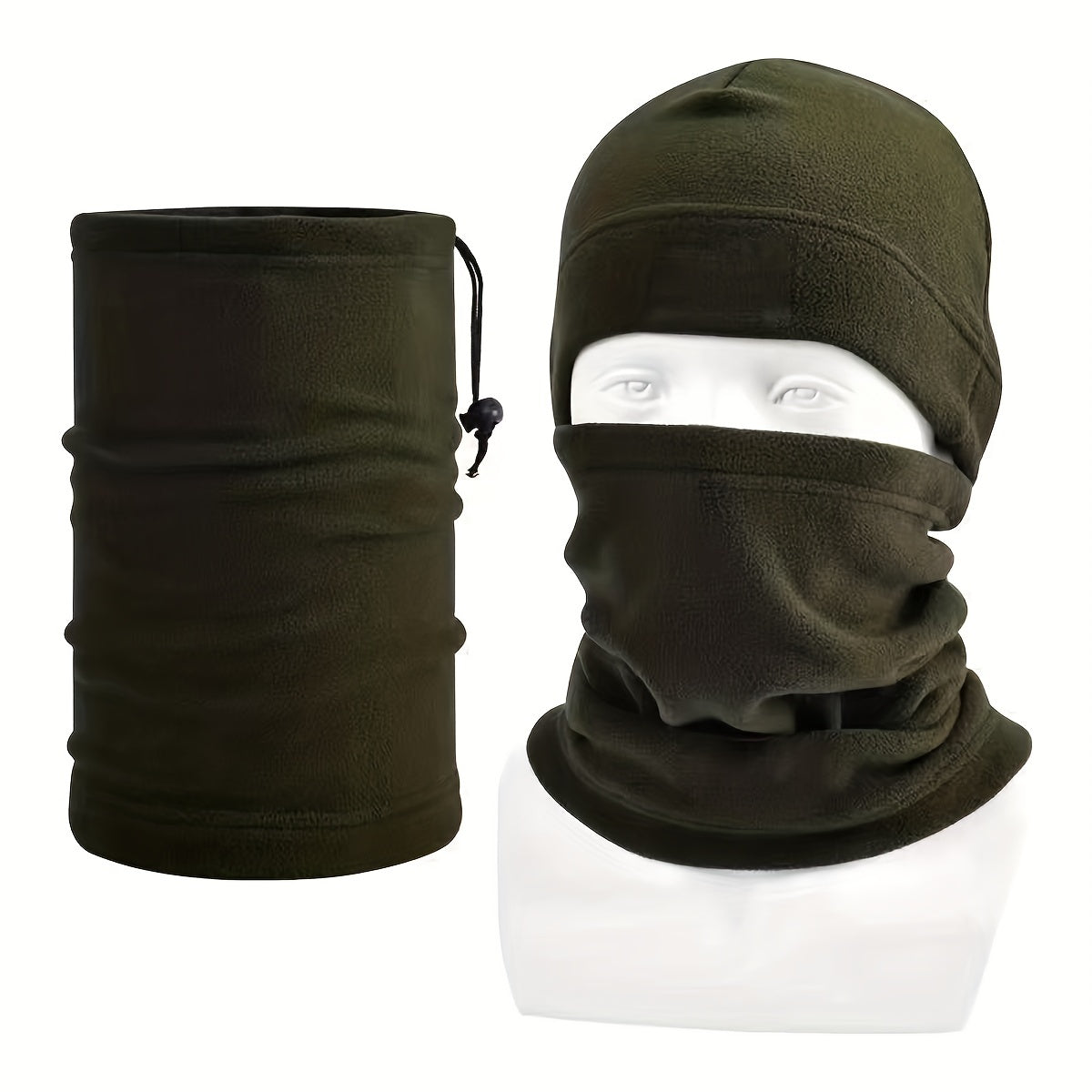 Military Tactics Balaclava Winter Cap with Scarf